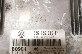0281011903 Блок управления двигателем Volkswagen Golf 5 Арт e12590859, вид 2