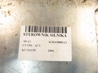 038906019DQ 0281010891 Блок управления двигателем Seat Alhambra 1 Арт e12590531, вид 2