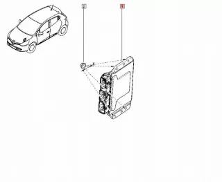 237104736R 237103352R V29050684A Блок управления двигателем Renault Clio 4 Арт e12590224, вид 2