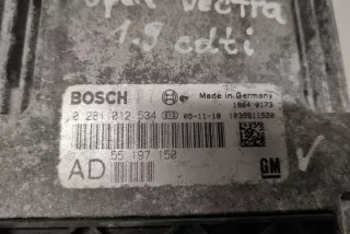 0281012534 Блок управления двигателем Opel Vectra C  Арт e12589930, вид 2