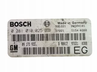 09173933 Блок управления двигателем Opel Frontera B Арт e12589833, вид 3