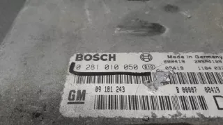 0281010050 09181243 Блок управления двигателем Opel Astra G Арт e12589737, вид 2