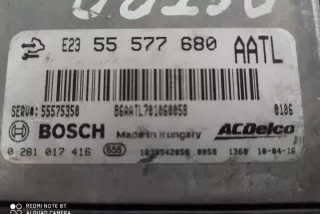 0281017416 Блок управления двигателем Opel Astra J Арт e12589585, вид 1
