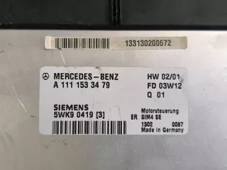 A1111533479 Блок управления двигателем Mercedes C W203 Арт e12589153, вид 4