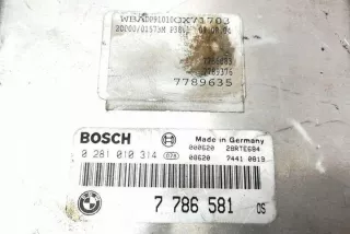 7786581 Блок управления двигателем BMW 5 E39 Арт e12587405, вид 1
