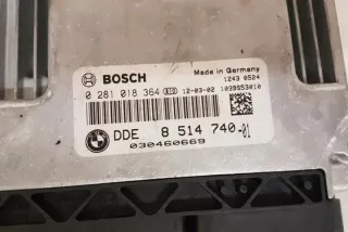 0281018364 Блок управления двигателем BMW 5 F10/F11/GT F07 Арт e12587315, вид 2