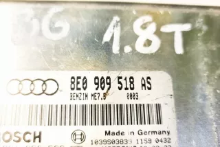 8E0909518AS Блок управления двигателем Audi A4 B6 Арт e12586373, вид 2