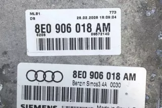 8E0906018AM Блок управления двигателем Audi A4 B7 Арт e12586309, вид 3