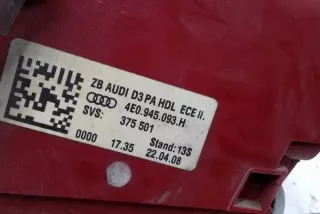 4E0945093H Фонарь задний левый Audi A8 D3 (S8) Арт e12576144, вид 9