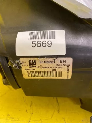 2006-2011 93189361 9318961 Фара левая Opel Corsa D Арт e12566745, вид 3