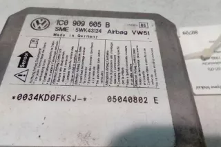 1C0909605B Блок AirBag Volkswagen Passat B5 Арт e12558696, вид 2