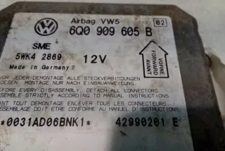 6Q0909605B Блок AirBag Volkswagen Passat B5 Арт e12558675, вид 4