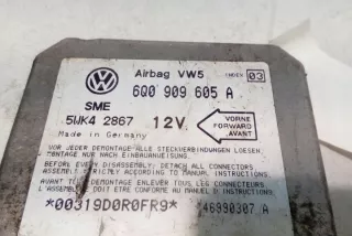 6Q0909605A Блок AirBag Volkswagen Bora Арт e12558613, вид 1