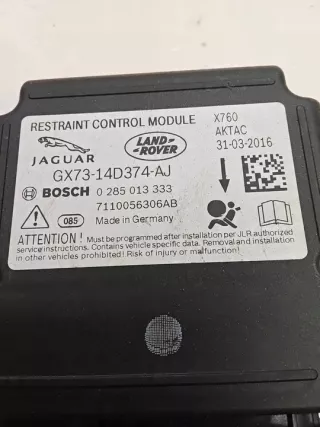 GX7314D374AJ Блок AirBag Jaguar XF 260 Арт e12558249, вид 3