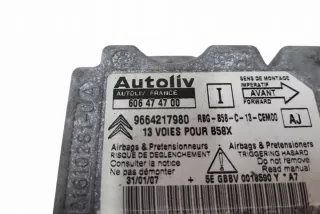 9664217980 Блок AirBag Citroen C4 2 Арт e12558028, вид 4