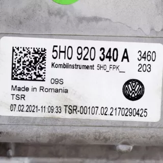 5H0920340A Щиток приборов (приборная панель) Volkswagen Golf 8 Арт e12525994, вид 5