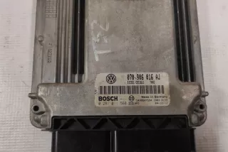 070906016AJ Блок управления двигателем Volkswagen Transporter T5 Арт e12515006, вид 1