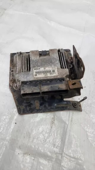 98074154 Блок управления двигателем Opel Astra H Арт e12513331, вид 1