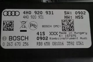 4H0920931 Щиток приборов (приборная панель) Audi A8 D4 (S8) Арт e12496969, вид 3