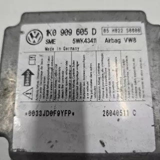 1K0909605D Блок AirBag Volkswagen Golf 5 Арт e12496599, вид 4