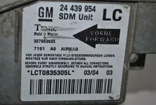 24439954 Блок AirBag Opel Corsa C Арт e12496436, вид 6