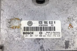 038906018N 0281001727 Блок управления двигателем Volkswagen Passat B5 Арт e12487821, вид 3