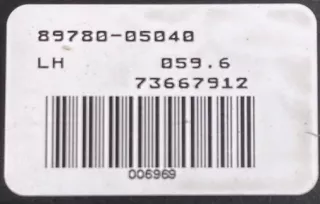89661-05821 82641-CA010-F 89780-05040 83800-05851-B Блок управления двигателем Toyota Avensis 2 Арт e12487259, вид 4