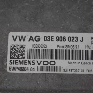 03E906023J5WP40804 Блок управления двигателем Skoda Roomster 1 Арт e12487009, вид 4