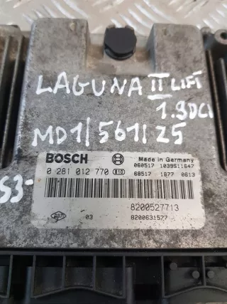 0281012770 8200527713 Блок управления двигателем Renault Laguna 2 Арт e12486201, вид 3