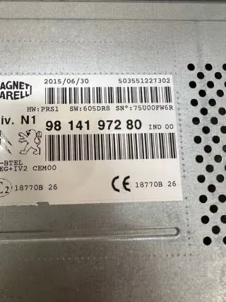9814197280 Блок навигации Citroen C4 2 Арт e12476265, вид 4