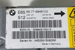 6946105 Датчик удара BMW 7 E65/E66 Арт e12469028, вид 2