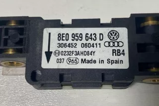 8E0959643D Датчик удара Audi A4 B6 Арт e12467705, вид 1