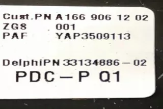 W166 DALISID3649 Блок предохранителей Mercedes ML/GLE W166 Арт e12440798, вид 3