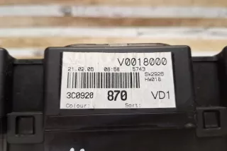 3C0920870 Щиток приборов (приборная панель) Volkswagen Passat B6 Арт e12429781, вид 3