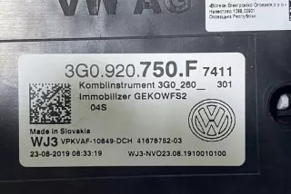 3G0920750F Щиток приборов (приборная панель) Volkswagen Passat B8 Арт e12429760, вид 2