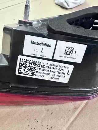 83A945075 Фонарь задний левый Audi Q3 1 Арт e12426785, вид 3