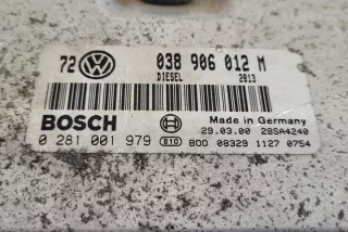 038906012M Блок управления двигателем Volkswagen Golf 4 Арт e12423340, вид 2