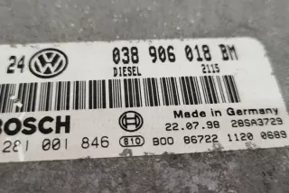 038906018BM Блок управления двигателем Volkswagen Golf 4 Арт e12423339, вид 4