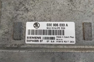 03E906033A Блок управления двигателем Skoda Fabia 1 Арт e12423001, вид 3
