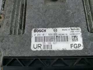 55189927 0281011669 Блок управления двигателем Opel Zafira B Арт e12422019, вид 4