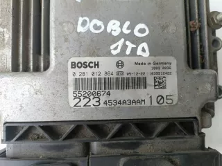 0281012864 55200674 Блок управления двигателем Fiat Doblo 1 Арт e12420583, вид 2