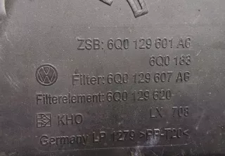 6Q0129601AG Корпус воздушного фильтра Skoda Fabia 1 Арт e12417739, вид 2