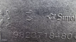 9823718480 Передняя панель крепления облицовки (телевизор) Peugeot 208 2 Арт e12402117, вид 4