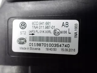 6C0941661AB 6C0941661 Фара противотуманная левая Volkswagen Polo 5 Арт e12400909, вид 5