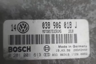 038906018J Блок управления двигателем Volkswagen Golf 4 Арт e12393040, вид 1