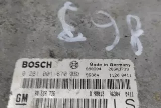 F48_, 90589736 Блок управления двигателем Opel Astra G Арт e12391081, вид 3