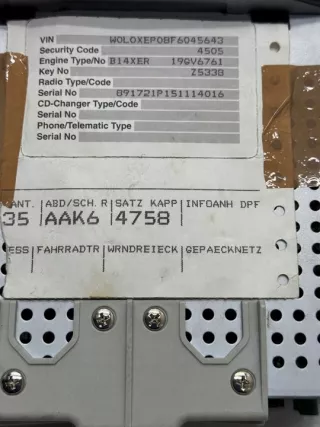 95441721 Блок навигации Opel Corsa E Арт e12385254, вид 4