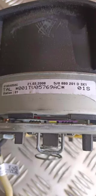 2007-2014 5J0880201D Подушка безопасности Skoda Fabia 2 Арт e12381525, вид 2
