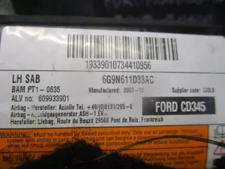 6G9N611D33AC Подушка безопасности Ford Mondeo 4 Арт e12378647, вид 4