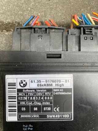 6135917607001 Блок комфорта BMW 5 E60/E61 Арт e12376174, вид 4